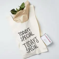 【新品未使用】TODAY'S SPECIAL マルシェバッグ　エコバッグ　Sのサムネイル