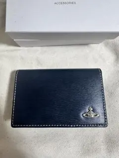 Vivienne Westwood ネイビー名刺入れ