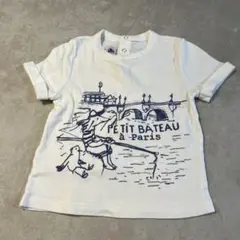 り*ご様 PETIT BATEAU イラストTシャツ　81センチ