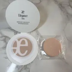 新品　エレガンス　ファンデーション　サンプル　パフ付き