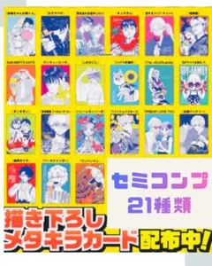 夏コミ2026 メタキラカード 21種 セミコンプ ワンピースなし ナツコミ 
