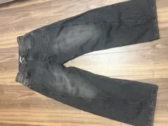【値下げ可】WYM 黒デニム ヴィンテージ加工