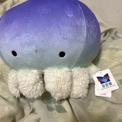 海遊館 ブルージェリーフィッシュ クッション ぬいぐるみのサムネイル