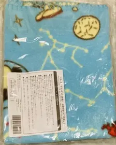 スヌーピー 宇宙柄 フリースブランケット