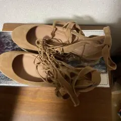 【値下げ】新品SIGERSON MORRISON バレリーナレースアップサンダルのサムネイル