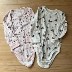 UNIQLO ミッフィー　ロンパース2枚セット