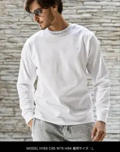 ホワイト 長袖カットソー M