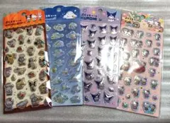 サンリオ ぷくっとシール ダイソー 4点セット