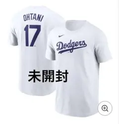 【未開封】NIKE ドジャース 大谷翔平 ネーム＆ナンバー Tシャツ ホワイト
