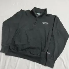 アメリカ古着 カレッジ系Champion ジップアップ スウェット