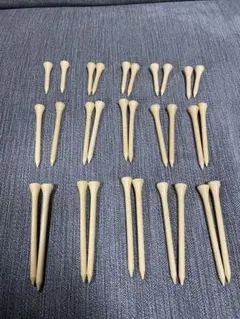 長さ3種　30本　木製ゴルフティー