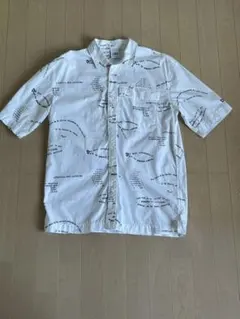 ZARA ザラ メンズ 白系 半袖シャツ