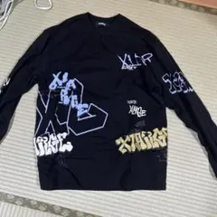 XLARGE グラフィティ長袖Tシャツ Mサイズ ブラック