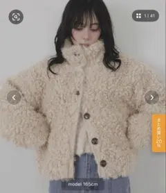 LIAN プードルファーブルゾン