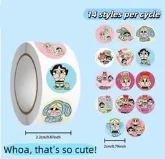 POPMART CRYBABY パワーパフガールズ　シール　100枚