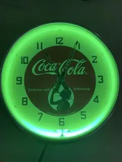 コカコーラ 掛け時計 静音 木枠 非売品 - メルカリ