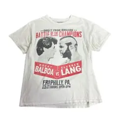 ムービーTシャツ　ロッキー3 クラバー　グラフィック　半袖　古着　8jのサムネイル
