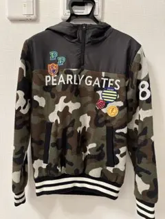 パーリーゲイツ　カモフラ迷彩　ハーフジップ　メンズ4 日本製