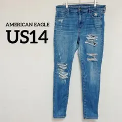AMERICAN EAGLE スキニーデニム SUPER STRETCH X