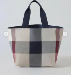 ブルーレーベル　デニム ミニトートバッグ リバーシブル