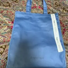Francfranc トートバッグ L 推し活バッグ　ブルー