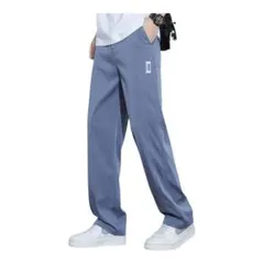 ズボン メンズ ストレートパンツ ロングパンツ ワイドパンツ ボトムス 3XL