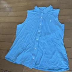 RALPH RL LAUREN ノースリーブシャツ ライトブルーのサムネイル