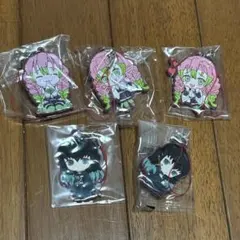 鬼滅の刃　甘露寺蜜璃　時透無一郎　滅！カプセルラバーマスコット　5点セット