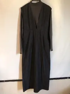 ehkosopo デニムワンピース　ブラック