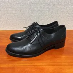 ❀美品 ルーカグロッシ レースアップシューズ 黒 ブラック 35 22.5cm