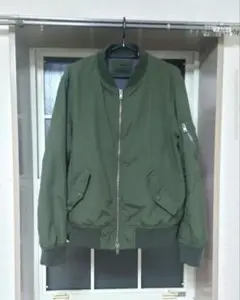 UNIQLO　 ダブルジップ　ジャケットブルゾン　オリーブ　カーキ　Ｌsize