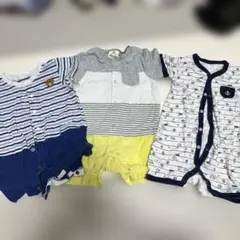 【夏物セール】半袖ロンパース2点セット　70サイズ
