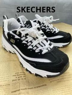 美品Skechers D'Lites オリジナルノンメモリー レースアップ