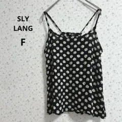 a296スライラング【F】花柄キャミソール 薄手 夏 インナー