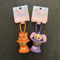Disney ズートピア ランタンキーホルダー 2種セットのサムネイル