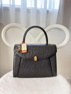 【入学式に】JRA オーストリッチ　2way ハンドバッグ　合わせやすいブラック