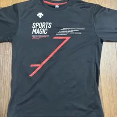 DESCENTE SPORTS MAGIC 半袖シャツ 黒 7
