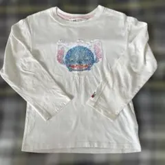 H&M スパンコール長袖ロンT スティッチ&バンビ