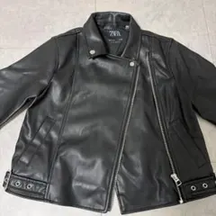 ZARA KIDS 黒 ライダースジャケット 6歳 116cmのサムネイル