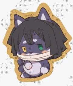 鬼滅の刃 伊黒小芭内 バレンタイン アニマルクッキーバッジ