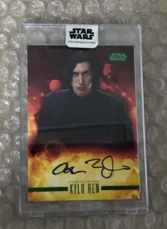 アダムドライバー　直筆サイン　8×10インチ　カイロレン　スターウォーズ 直筆サイン入り TOPPS スターウォーズ オフィシャルフォト