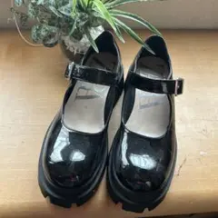 ZARA ブラック メリージェーンシューズ 38