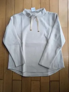 VIN NO ベージュ ハイネックチュニック L