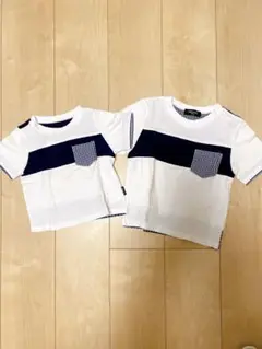 ★最終お値下げ★コムサイズム Tシャツ 80センチ&100センチ　お揃い
