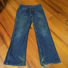 70s USA製オシュコシュ42TALONビンテージ☆デニムパンツ32-31③