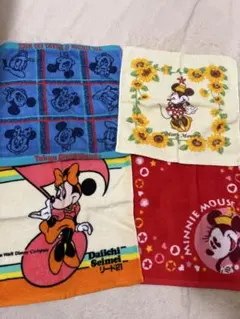 ディズニー ハンドタオル4枚セットのサムネイル