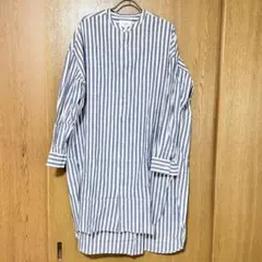 <Bshop>LE GLAZIK ルグラジック　ストライプ チュニックシャツMのサムネイル