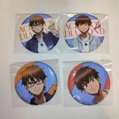 ダイヤのA 新宿マルイpop up 沢村栄純 御幸一也 缶バッジ - メルカリ
