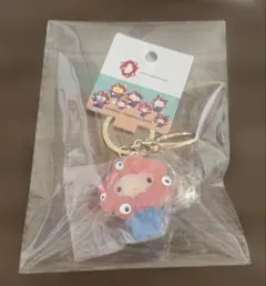 ミャクミャクなりきり 立体マスコット ハローキティ　クリアカラーキーホルダー