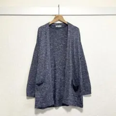 Petit Honfleur プチオンフルール ロングカーディガン 霜降り Mのサムネイル